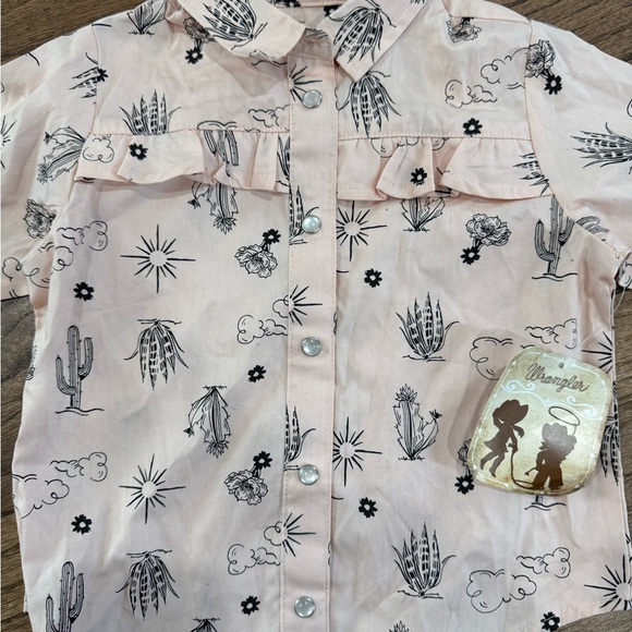 Wrangler Infant Girl's Cactus Long Sleeve - Picture 2 of 5